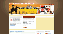 Desktop Screenshot of happyfreshtaco.com
